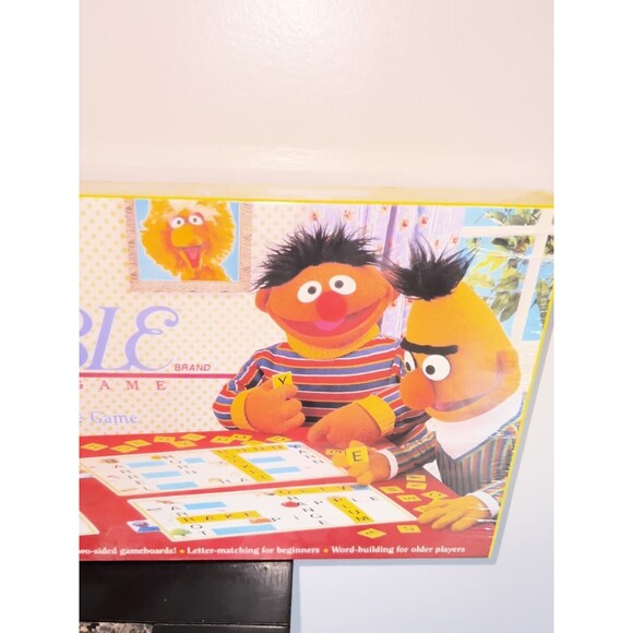 Sesame Street Kids Scrabble Game by Milton Bradley 1992 Vintage Game New Sealed - Picture 10 of 11